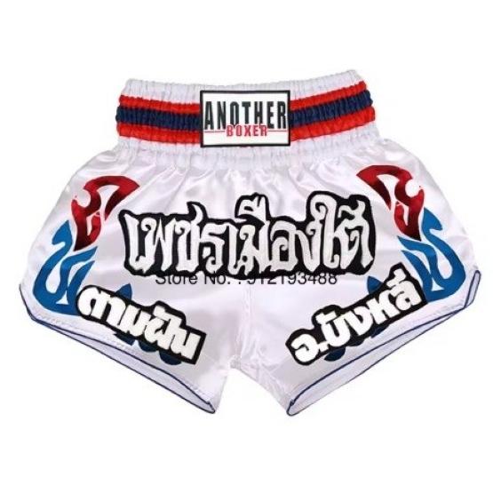 Ribbon Bow Muay Thai Shorts Pants Kickboxing Boxing MMA UFC Martial Arts Unisex Men Women Kid Quick Dry Print Elastic High Waist Polyester Training