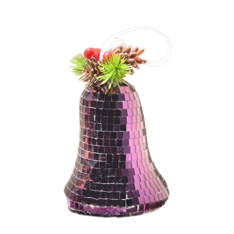 Sparkling Glass Discos Bauble Christmas Tree Hangings Charm Ornament Easy to Hanging Festival Home Decoration Supplies