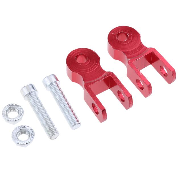 1Pair Motorcycle Rear shock absorber heightening pad Shock Absorber Height Extender Riser With screw For Dirt Bike Scooter Moped