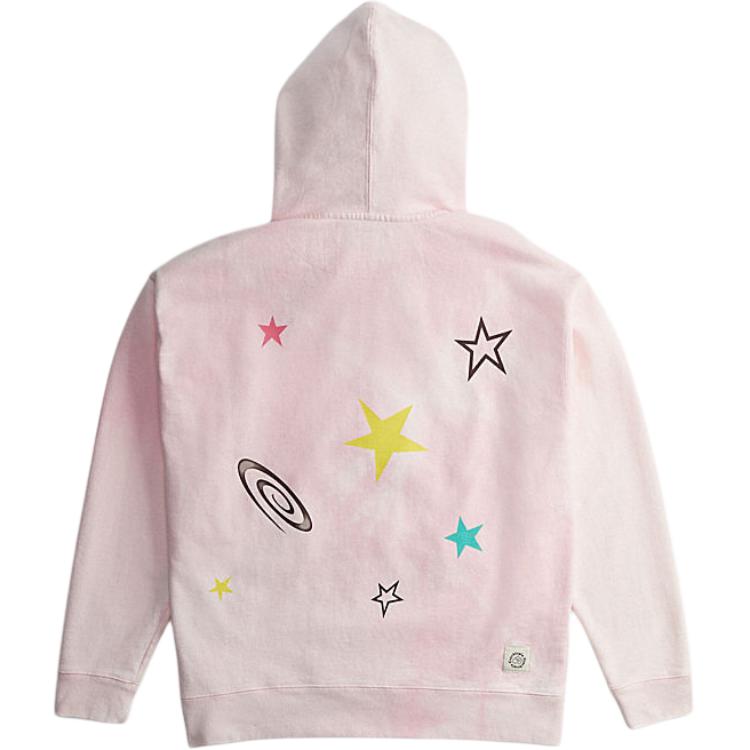 Coach Star Print Hooded Long Sleeve Sweatshirt Unisex Sweatshirt Light-Pink CN988-M05