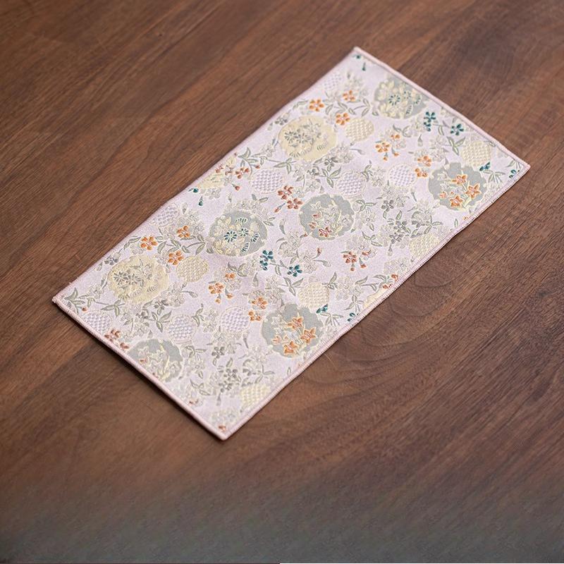 

Китайская скатерть, впитывающая влагу подставка для чайного полотенца, тряпка из чистого хлопка, чайный сервиз, роскошная накидка, чайная салфетка. розовый