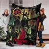 Personalized Custom Name Blanket - Slayer Logo Print Design,Blanket for Sofa,Bed,Travel,Camping - Soft and Warm, Great Gift
