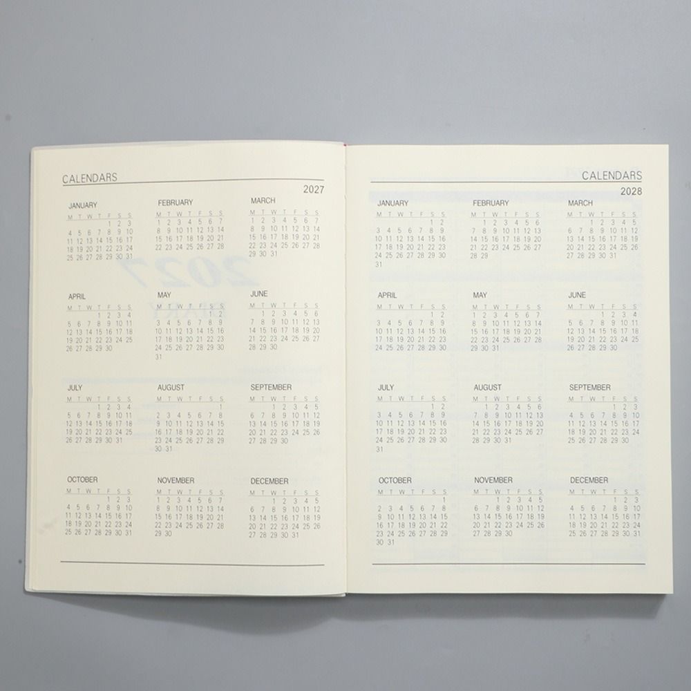 A4 2027 Daily Planner Hardcover Hardcover Planner Gifts Schedule Planner School Study