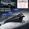 For Toyota CROWN FORTUNER HIGHLANDER KLUGER HILUX LAND CRUISER PRADO SEQUOIA SIENNA TUNDRA 2PCS Car Blade Windshield Wiper