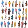 Colorful Plastic Miniature Figurine Models Set Of 100 In 1 To 200 Scale For Collectors