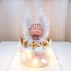Adorable Cartoon Doll Cake Topper: Sleepwalking Bobblehead for Kids' First Birthday or Desktop Decor