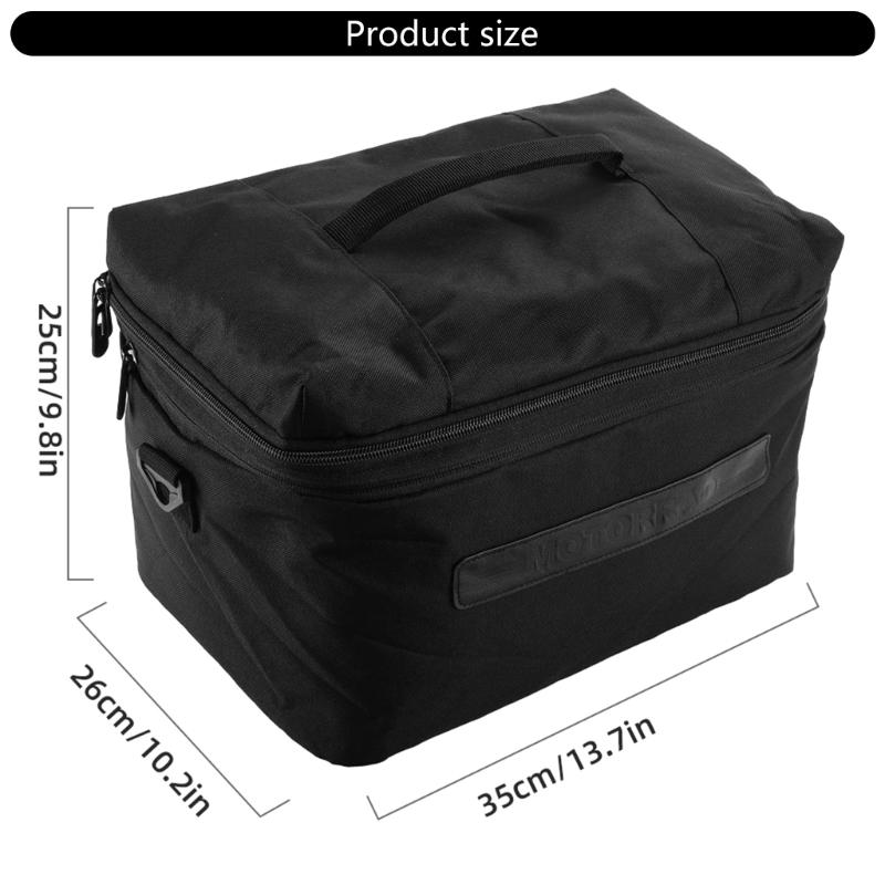 Nylon Motorcycle Tool Storage Bag Quick Release Mounting System Large Travel Organizer for Bike R1300GS 2023-2024 Use