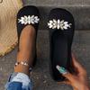 Fashion 2025 Ladies Shoes Mesh Breathable Women's Flats Shoes Casual Slip-on Ballet Flats Metal Flowers Round Toe Loafers Women Zapatos