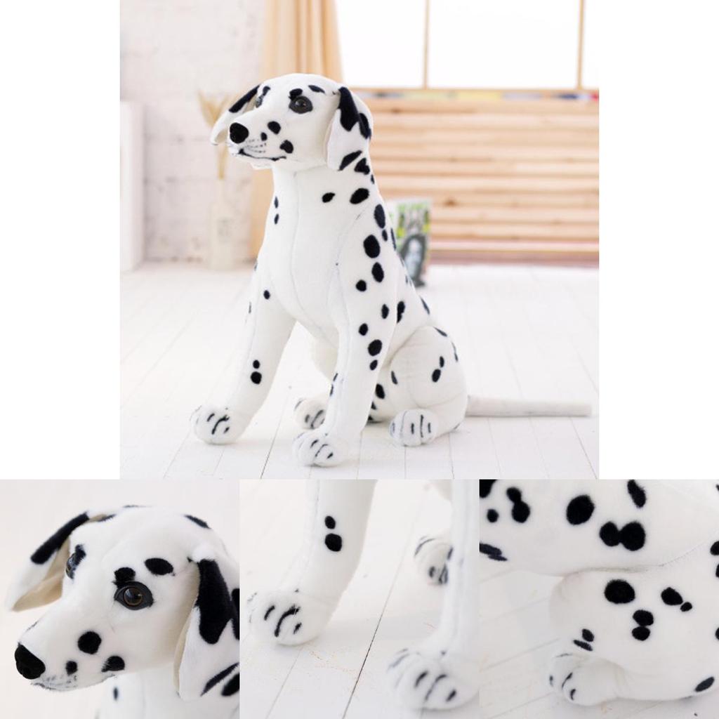Realistic And Soft Lifelike Stuffed Animal Dog Plush Toy 50cm Kids Companion