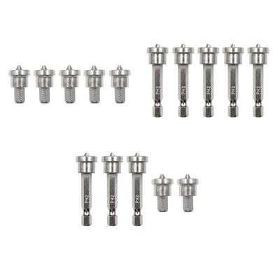 5 pièces 1/4" Embouts de tournevis de positionnement Embouts pour vis de cloison sèche 25/50 mm Porte-embout magnétique à queue hexagonale