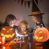 Halloween LED Kürbislaterne Dekoration Kürbislampe Kunststoff Kürbislichter Beleuchteter Kürbis für Halloween Innen-/Außendekorationen