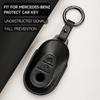 Leather Car Key Cover Case Protection Shell Keychain for Mercedes Benz C S A Class W206 W223 S350 C260 C300 S400 S450 S480 S500