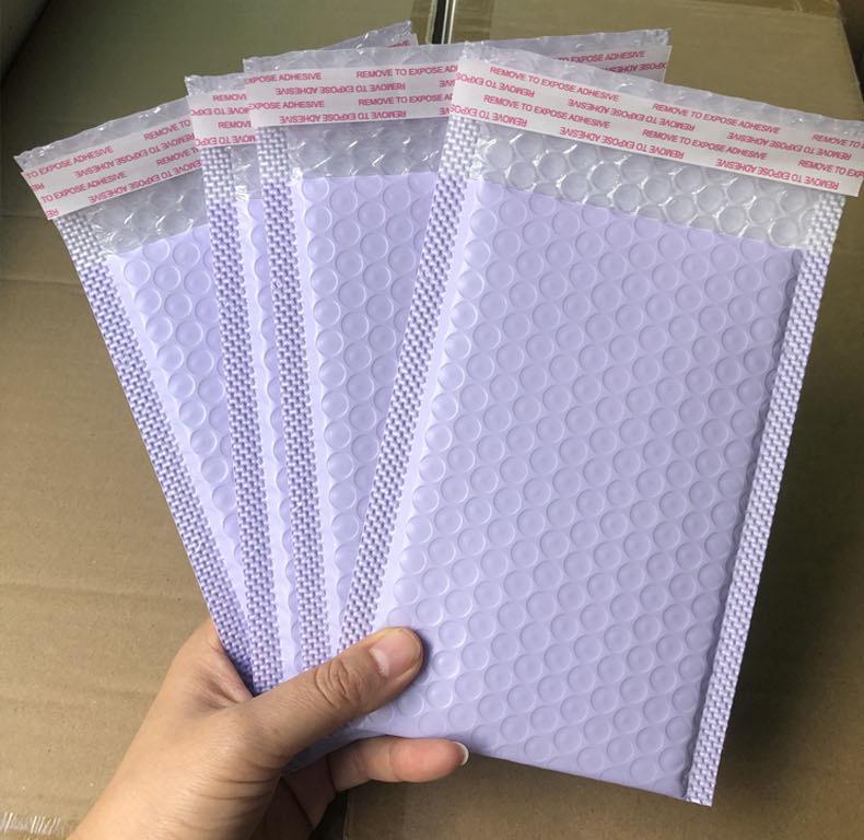 

Purple Self-Adhesive Bubble Mailer – Shockproof, Pressure-Resistant Jewelry Gift Envelope