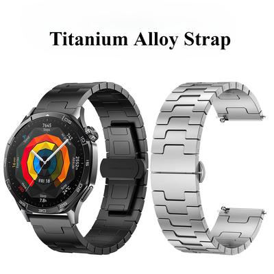 For Huawei Watch GT5/5Pro4/4Pro 46mm Titanium Alloy Strap, Ultra Light Exquisite Business Strap.