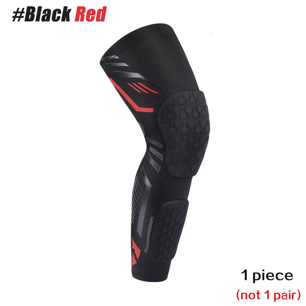 1pc Knee Braces, Crashproof Knee & Calf Pads, Thigh Compression Leg Sleeves Protection for Youth Adults Sports Football