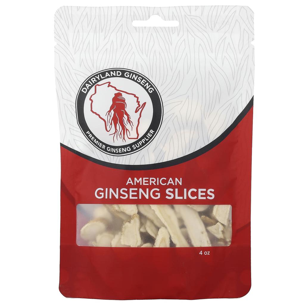 Dairyland Ginseng, American Ginseng Slices, 4oz