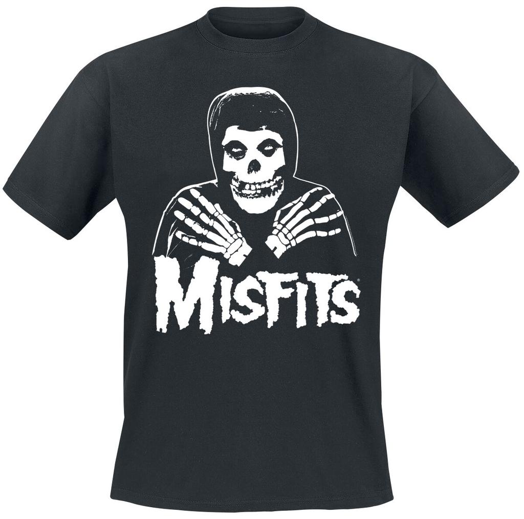 Heißes Misfits Baumwoll Band Shirt Unisex Sommer Kurzarm Mode Marke T-Shirt Luxus Lässig Vintage