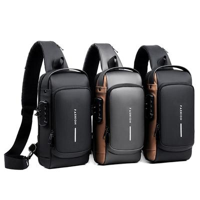 Borsa a tracolla USB antifurto multifunzione da uomo Borsa a tracolla Borsa a tracolla da viaggio Borsa a tracolla Borsa a tracolla