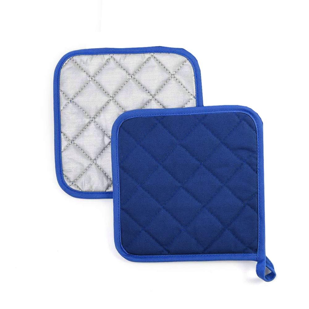 

1/4pcs Cotton Machine Washable Heat-resistant Pot Rack, Heat Insulation Pad, Tripod, Kitchen for Cooking and Baking, Oven Rack 1PC синий