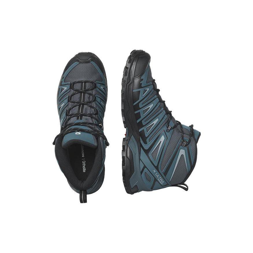 SALOMON X Ultra Pioneer Slip Resistant, Abrasion Resistant, Waterproof, And Breathable Mid Top Outdoor Shoes Men's L47196400