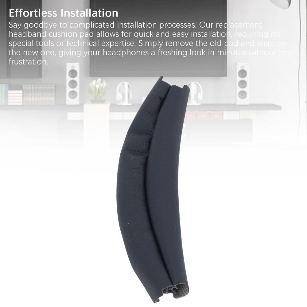 2PCS Protein Leather Replacement Headband Pad Headband Cover for WH-XB910N Headband Maintenance