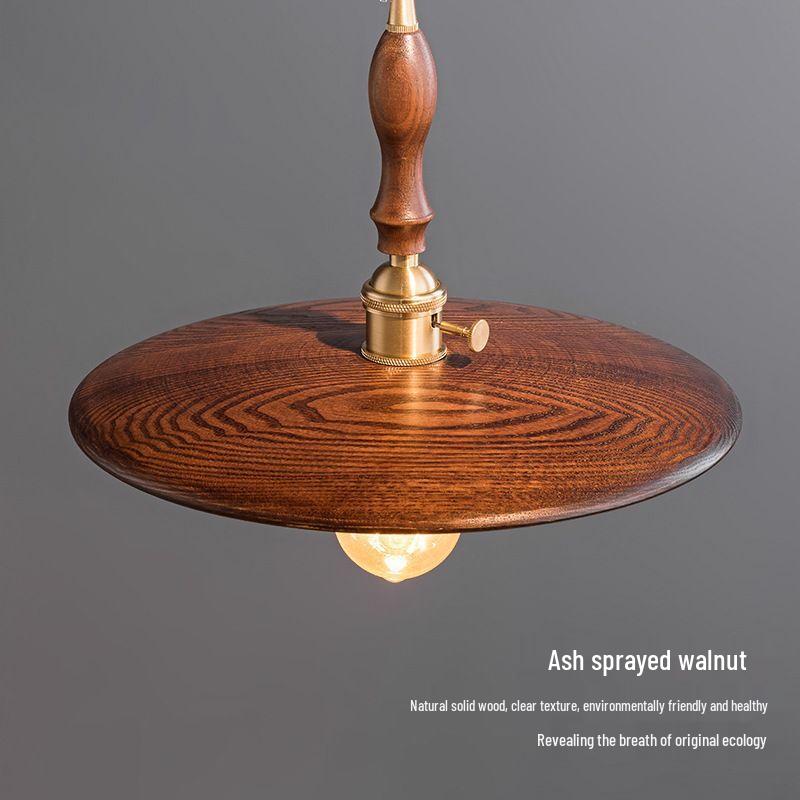 Oeny Japanese Style Solid Wood Chandelier