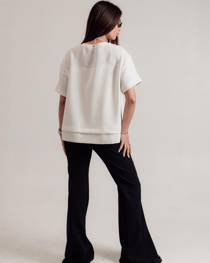 Blus Phardi 3725 42 mjölk