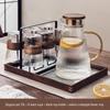 Gnas Chinese Style Heat-Resistant Glass Water and Tea Cup Set with Cold Water Kettle for Guests