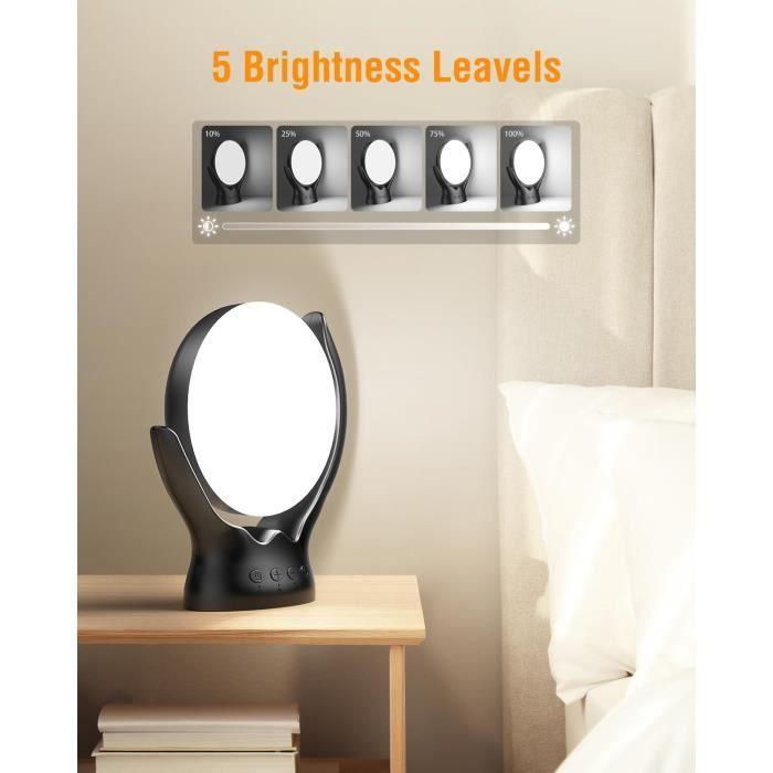 Lampe de luminothérapie - generic - wopigh - 10000 lux - sans uv - angle réglable 210°