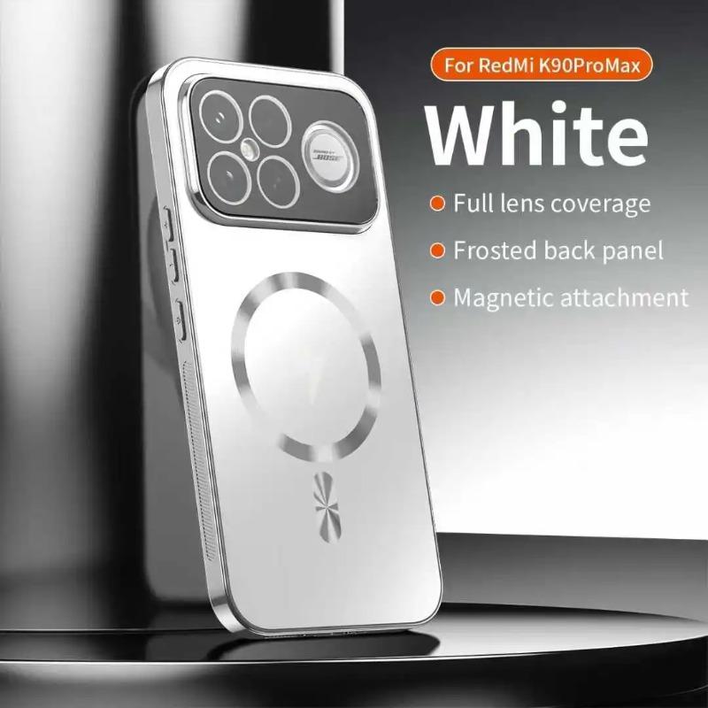 Per Xiaomi Poco F8 Pro F8 Ultra Custodia Pellicola Magnetica Protezione Lente Fotocamera per Ricarica Wireless Cover Posteriore Opaca Satinata
