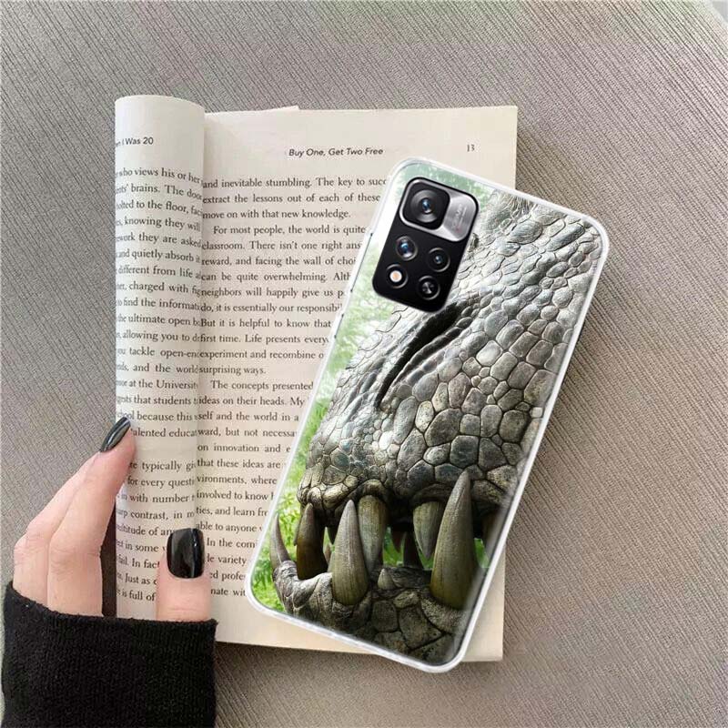 Dinosaurs Prehistoric Animals Phone Case For Redmi Note 13 12 Pro Plus 14 15 Pro 5G 11 11T 11E 11S 10 Pro 10S 9 9S Cover Cell Cl