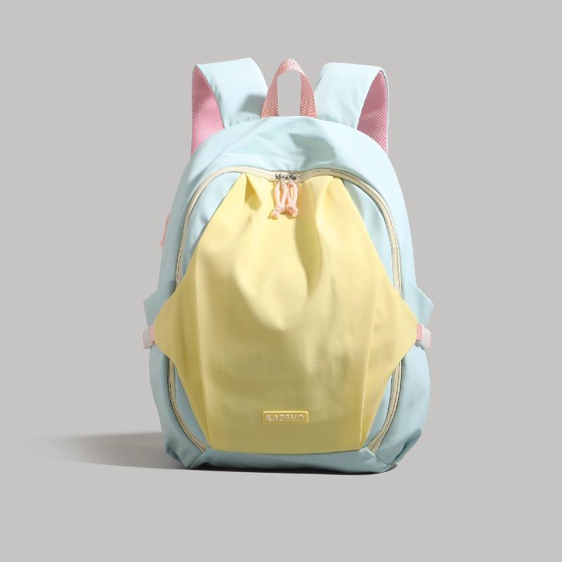 Schoolbag wholesale simple contrasting color women 1011 new autumn and winter college student commuting schoolbag junior high school student backpack