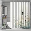 Dandelion Pattern Shower Curtain - Artistic Floral Design, Polyester, All-Season, Machine Washable, Bathroom Decor