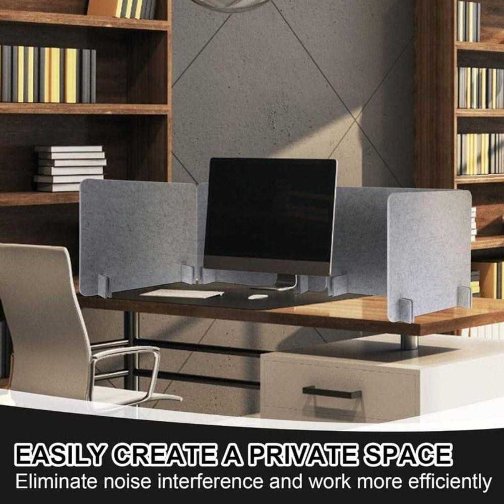 Thickened Student Desk Divider Felt Desk Screen Privacy Panel  for Student Desktops in Classroom
