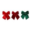 Christmas Bow Flannel Velvet Large Party Decoration Ornament Tree Topper for Xmas Decorations Wedding Home Room