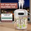 Remote Control Type Dual Spray Humidifier Desktop Aroma Diffuser Bedroom Remote Timer Ambient Light Screen Display Mist Maker
