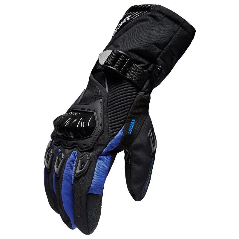 Winter Motorcycle Gloves Waterproof Warm Full-Finger Riding Men Women All Season Off-Road Protection