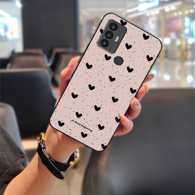Cartoon Graffiti Phone Case For TCL 30SE/30E/306/305/Sharp Aquos V6/V6 Plus Shockproof Soft Case Cute Durable Animals