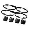 8pcs Car Door Handle Bowl Insert Plate Trim Fit for Subaru Forester SK 2019