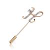 Rinhoo Vintage Pearl Crystal Lapel Pins Women Men Suit Pin Brooch Simple Rose Flower Ginkgo Leaves Brooches Pins Coat Scarf Pin