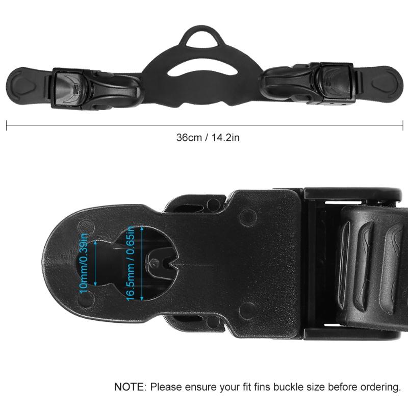 Fins Strap Universal Adjustable Fins Replacement Buckle Strap For Diving