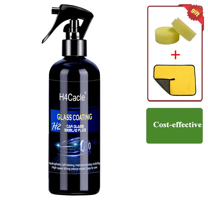 H4Cacle Water Repellent Spray Anti Rain Coating for Car Glass Hydrophobic Anti-rain Liquid Windshield Mirror Mask Auto