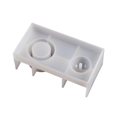 DIY Soap Molds Candle Mould Silicone Crafts Moulds Square and Cylinder Candlestick Shape Clay Mold for DIY Hand-Making