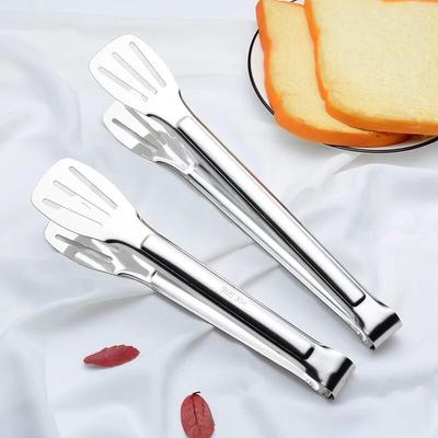 SMVP Thickened Stainless Steel Grilling Tongs