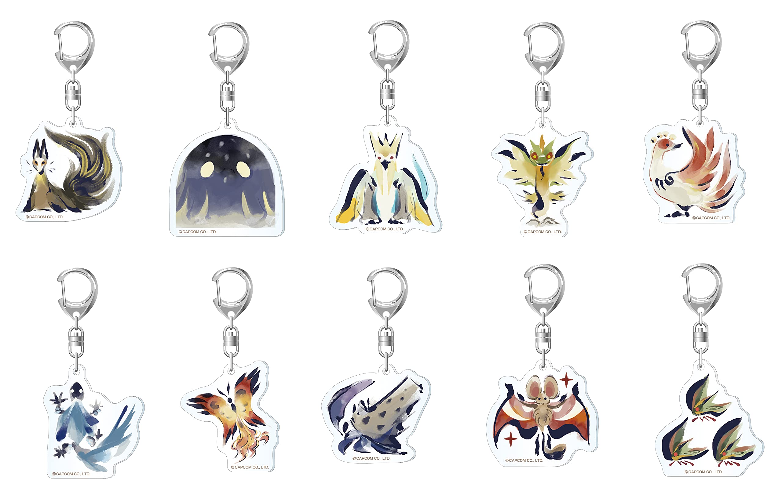 

Monster Hunter Rise Экологическая иконка существа акриловая коллекция талисманов BOX Продукт Vol.3