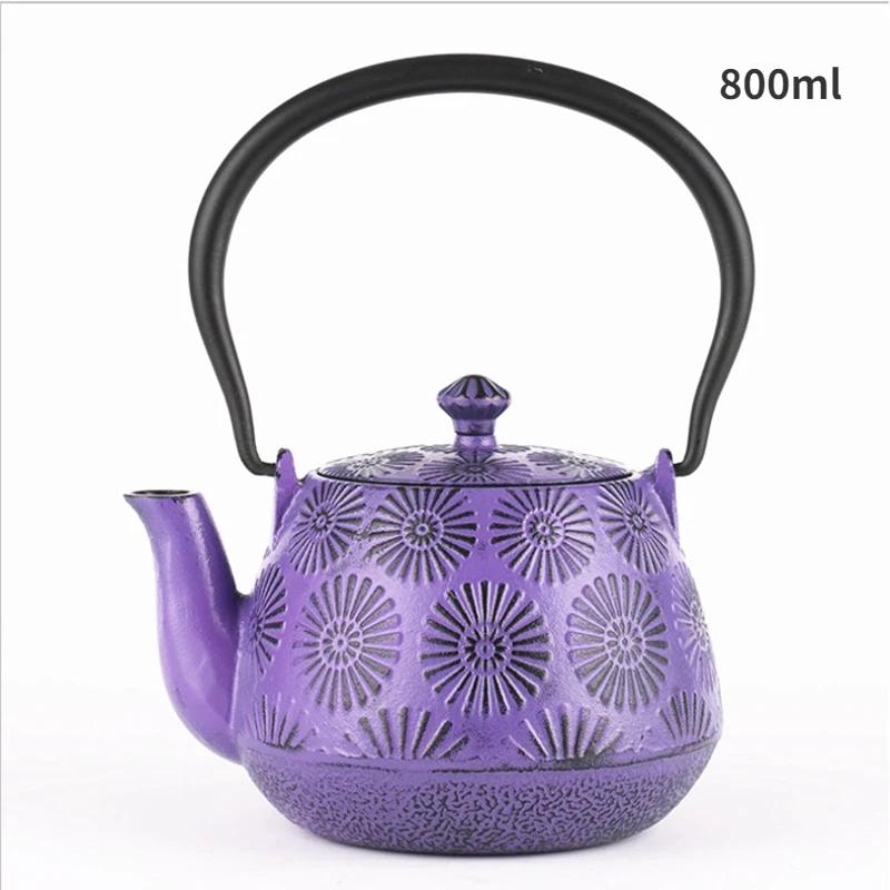 Cast Iron Teapot, Water Boiling Kettle, Healthy No Coating, Household Tea Making Pot, Teaware, Japanese Tetsubin, Iron Bottle