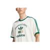 Adidas Originals SS25 Classic Series Brand Logo Loose Fit Crew Neck Raglan Short Sleeve T-Shirt Men Tops Han-Jade-White KD6266