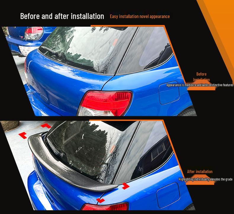 Rear Spoiler for 2001-2007 Subaru Impreza WRX Wagon