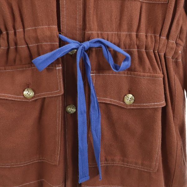 unused CREOLME Safari jacket free Brown Women Used