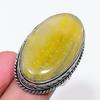 Natural Bumble Bee Jasper Gemstone 925 Sterling Silver Jewelry Ring Size 7 AR-18689
